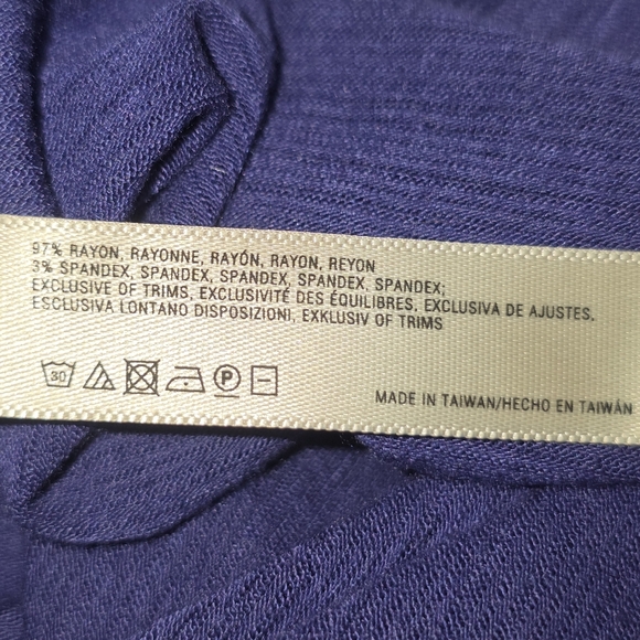 Dolan Anthropologie Purple Open Back Dress Medium Flutter Sleeve NWT - Picture 6 of 10